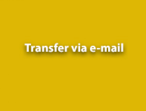 Transfer via e-mail